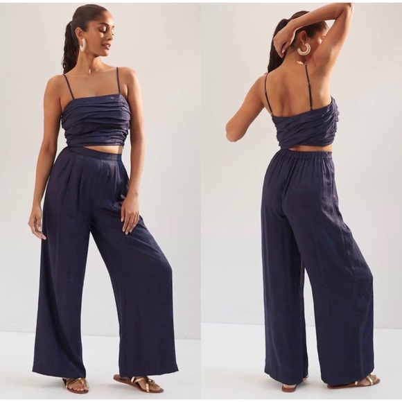 Anthropologie Pants - NWT Anthropologie Wide Leg Pant Top Set
